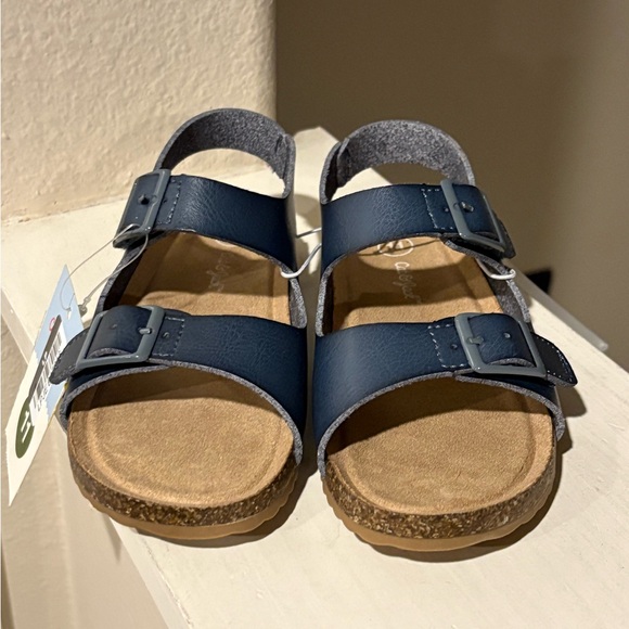 Cat and Jack Kids Navy Blue Reagan Hook and Loop Sandals Size 11 Toddler NWT - Picture 3 of 6